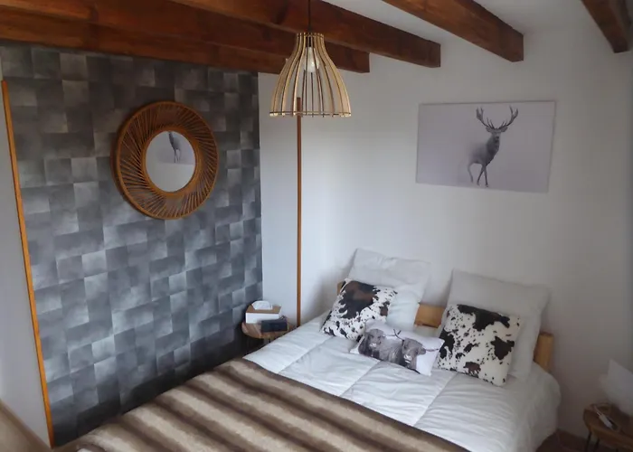 Le Cerdan - Classe 3 Etoiles - 2 Adultes 3 Enfants - 2 Chambres- Parking -garage-jardin-wifi-renove En 2023 Feriehus *